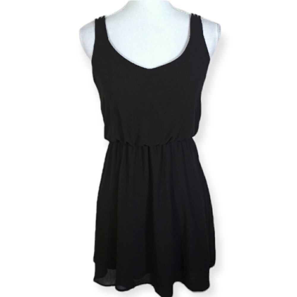 ROSETTE BY BE COOL BLACK DRESS SZ.S EUC